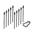 Pikkukuva 1 / 5: 10 kpl Stylus-kärkiä Stylus-täyttö Spen-täyttö yhteensopiva Samsung Galaxy Tab S6Lite S6/S7/S7/S8 Note10/Note20 kanssa