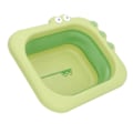 Miniatyrbild 8 av 8: Rengör Skölj Baby Bather Fällbar Multifunktion Bärbar Tvätt Spädbarn Liggande Bather för Pojke Flicka Grön