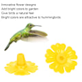 Pikkukuva 4 / 6: Hummingbird Feeder -kukat – 30 riippuvan lintujen ruokintaportin set – Puutarhatarvikkeet (keltainen) yellow
