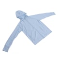 Miniatyrbillede 8 af 8: Dame solbeskyttelsesjakke UPF 50+ udendørs åndbar langærmet UV-beskyttelse hættetrøje (blå)(XL/2XL)