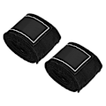 Miniatyrbillede 4 af 8: 2 stk 2,5 m elastisk rem boksning Sanda Muay Thai MMA Taekwondo Bandage Håndbind (sort)