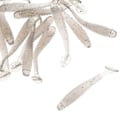 Miniatyrbillede 4 af 5: 2 x 16 x Orm Fiske Lokkemad Bløde Crank Baits T-hale Fiskegrej Lokkemad 5cm Grå