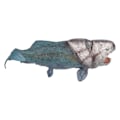 Miniatyrbillede 8 af 8: Simuleret falsk fiskemodel kunstig naturtro Jurassic periode Zhengs fiskemodel til børnBlå