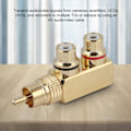 Miniatyrbillede 7 af 8: 2 STK AV-splitterstik RCA-han til 2-hun Audio Video Adapter-stik