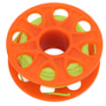Miniatyrbillede 4 af 8: Dykkerfingerhjul Scuba Reel med dobbelt ende krog 30m Fluorescerende grøn line til undervandssport Orange
