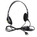 Miniatyrbilde 2 av 8: SY440MV Kablet hodesett 3,5 mm/USB Kundeservice Over Ear-hodetelefoner med støyreduserende mikrofonUSB