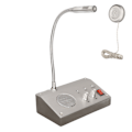 Miniatyrbilde 4 av 8: Vindushøyttalersystem Sølv Toveis Automatisk Kontroll Pure Sound Intercom System for Bank 100‑240V EU Plugg