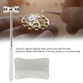 Miniatyrbild 7 av 8: Professionell Iron Dapping Bench Block Hammer Set Watch Reparationsverktyg