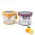 Miniatyrbillede 1 af 5: Håndpresser 600ml Transparent Med Skala Æggeseparator Rustfrit Stål Citruspresser Til Køkken Kontor Rejse Gul