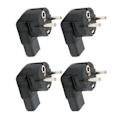 Pikkukuva 3 / 8: 4 kpl EU 4,8 mm IEC320 C13 Converter 90 asteen power kannettavien tietokoneiden power EU Plug 100-250V
