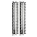 Miniatyrbilde 6 av 8: 2stk Dual Row Terminal Strip 660V 15A 10 Posisjoner Terminal Barrier Strip med deksel T1520