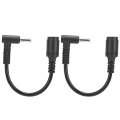 Pikkukuva 1 / 8: 2 kpl power muunnoksen kaapeli 7,4 x 5,0 mm naaras - 4,5 x 3,0 mm taivutettu uroskärki ja tappi HP Ultrabookille