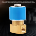 Pikkukuva 7 / 8: 2-suuntainen G1/4\" suoraan toimiva messinkinen N/C KSD-solenoidiventtiili vedelle 0-1Mpa (DC 24V)