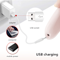 Miniatyrbillede 7 af 8: Elektrisk callusfjerner Elektrisk fodpleje pedicuresæt LED genopladelig callusskærer til fødder med 2 ruller 2 hastigheder