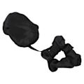 Miniatyrbilde 5 av 8: Drikkedeksel Scrunchie Set Vanntett Pulverforebygging Drikkebeskytter Deksel Scrunchie for Kopp Glass Svart