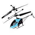 Miniatyrbild 4 av 8: RC Helikopter Fallresistent USB Uppladdningsbar Barn Pojkar Fjärrkontroll Helikopter Leksak för Inomhus Utomhus Blå