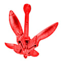 Pikkukuva 3 / 8: Taitettava Anchor Grapnel 4 Flukes 1,5 kg hiiliteräsveneen lisävaruste Kayak CanoeRedille (hiiliteräs)