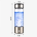 Miniatyrbilde 5 av 5: Hydrogen Generator Vandflaske, True Molecular Hydrogen Rich Water Generator Ionizer - Sølv