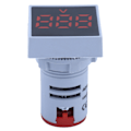 Miniatyrbilde 2 av 8: AD16‑22FSV Frostpanel Digital Spenningssignalindikator Spenningsmålerindikator 60~500V AC Rød