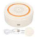 Miniatyrbild 1 av 8: Smart Siren Alarm 90dB ljud- och ljussensor APP Fjärrkontroll Hemsäkerhet Trådlöst larm för Zigbee Gateway