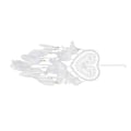 Miniatyrbillede 4 af 8: Drømmefanger Hul Hjerteform Håndstrikning Vægophæng Macrame Drømmefanger med Lys til Hjem Væg Vindue Bil