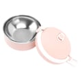 Miniatyrbillede 7 af 8: Termisk madkasse i rustfrit stål, enkelt lag, bærbar isoleret madkasse med sikkerhedsspænde til børn og voksne, pink