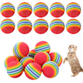 Miniatyrbild 2 av 5: Interactive Cat Foam Ball Toy Set - 12 delar för rebound-träning och oändligt kul med ditt husdjur