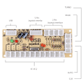 Miniatyrbild 2 av 6: Arcade Game DIY Kit - 10 knappar JoyStick USB Encoder för MAME PC