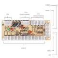 Miniatyrbillede 2 af 6: Arcade Game DIY Kit - 10 knapper JoyStick USB Encoder til MAME PC