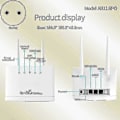 Pikkukuva 2 / 5: 2024 R311pro langaton reititin - 4g/5g Wifi, 300mbps, SIM-kortti, EU-pistoke - Uusi SZJR