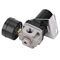 Miniatyrbillede 7 af 8: Pneumatisk regulator Justerbar lufttryk Kompressor Kontrolventil Måler G1/4 Tilslutning