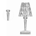 Miniatyrbild 4 av 8: Diamantkristall bordslampa USB-laddning dekorativ touch färgförändrande sovrumsdekorativ lampa uppladdningsbar