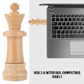 Miniatyrbild 8 av 8: Wooden Chess Shape Datalagring USB 2.0 Flash Drive U Memory Disk kompatibel USB1.1(32GB)
