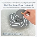 Miniatyrbillede 5 af 5: 6 stk. Silikone Afløbsbeskytter, Køkkenvaskfilter, Silikone Hårfanger med Sugekop, Brusehårfilter til Badekar Køkken Silic