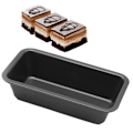 Miniatyrbillede 7 af 8: 6 tommer brødform rektangel toast brødform kageæske kulstofstål konditori bageværktøj