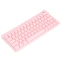 Miniatyrbilde 8 av 8: Mekanisk tastatur 64 tast RGB 3 mod ergonomisk layout knott design trådløst rosa tastatur for IOS brun bryter
