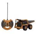 Pikkukuva 5 / 8: RC-dumpperi 1/24 4-pyöräinen 6-kanavainen 2,4 GHz muovi-metalli keltainen harmaa rakennusajoneuvo lelu yli 8-vuotiaille kaksoisakut