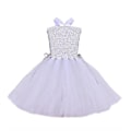 Miniatyrbilde 4 av 5: Skummel brud Halloween-kostyme for jenter - Tutu-kjole med hansker, slør og cosplay-tilbehør - Perfekt for barnas fest M 4-5 år