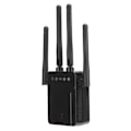 Pikkukuva 3 / 8: WIFI-langaton toistin 300M Internet-verkon signaalinvahvistin 2 Ethernet-portilla 4 antennia Musta 100-240VUS-pistoke