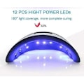 Miniatyrbillede 4 af 5: LED UV Neglelamper til Gel Neglelak Negletørrer Hærdelampe med 3 Timere Auto Sensor LED Digital Display USB Stik Bærbar og Praktisk
