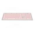 Miniatyrbild 1 av 8: PBT Tangentbord Hög Låg Layout Dubbellager 2 Färg 108 Tangenter Mekaniska tangentbord för 61 87 104 108 Tangentbord Rosa