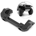 Miniatyrbilde 7 av 8: Aluminiumslegering Front Servo Monteringsstativ Passer Til Axial SCX10 III AX103007 1/10 RC Crawler Bil Svart