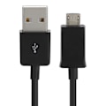 Miniatyrbild 5 av 8: 2 st 1 m telefonladdningskabel Micro USB snabbladdningskabel PVC-datakabel för AndroidBlack