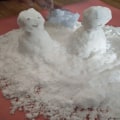 Miniatyrbilde 7 av 8: Falsk instant snøpulver Falsk snøfestdekorasjon for skymyk sanseleke juledekorasjoner
