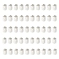 Miniatyrbilde 1 av 8: 50 stk Keystone Jack RJ45 Cat5e 90 graders slank uskjermet punch-fri Ethernet-modul nettverkskontakt