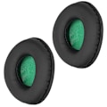 Miniatyrbillede 3 af 8: Par hovedtelefon ørebetræk Svamp Headset ørepude pude Passer til Skullcandy HESH/HESH 2.0 (sort grøn)