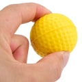 Miniatyrbillede 2 af 8: Golf træningsbolde PU bolde 12 stk. pakke Én farve til børns spil Gul