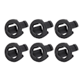 Miniatyrbillede 5 af 8: 200stk LED Holder Elektronisk Komponent Tilbehør Diode Bracket Montering Plast Sort 5mm