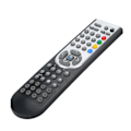 Miniatyrbilde 4 av 8: RC1900 HD Smart TV-fjernkontroll svart erstatning for OKI 16/19/22/24/26/32-tommers TV