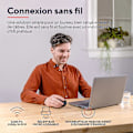 Miniatyrbillede 3 af 5: Trådløs mus, Ergonomisk vertikal mus, 800-1600 DPI, 6 knapper, LED, Forebyggelse af musesyndrom og epikondylitis, til højrehåndede, PC, Computer